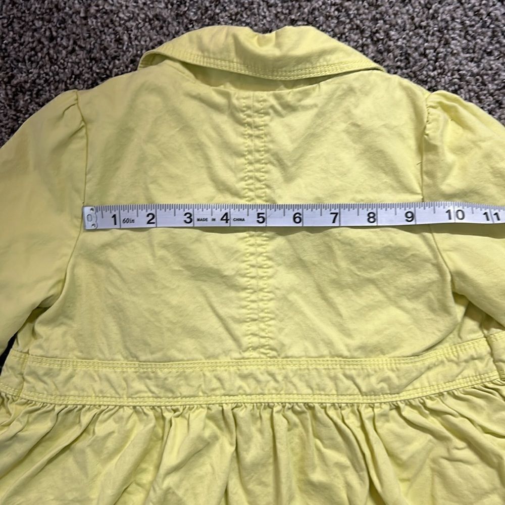 GENUINE KIDS from Oshkosh Yellow Spring Jacket - Picture 8 of 8